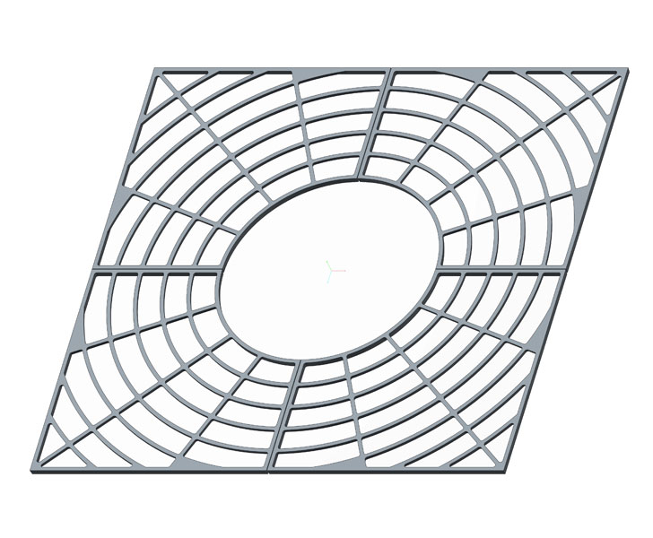 900 MM CLEAR OPEING TREE GRATE