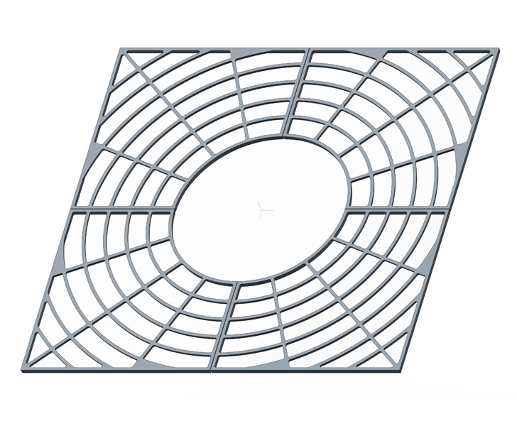 500 MM CLEAR OPENING TREE GRATE