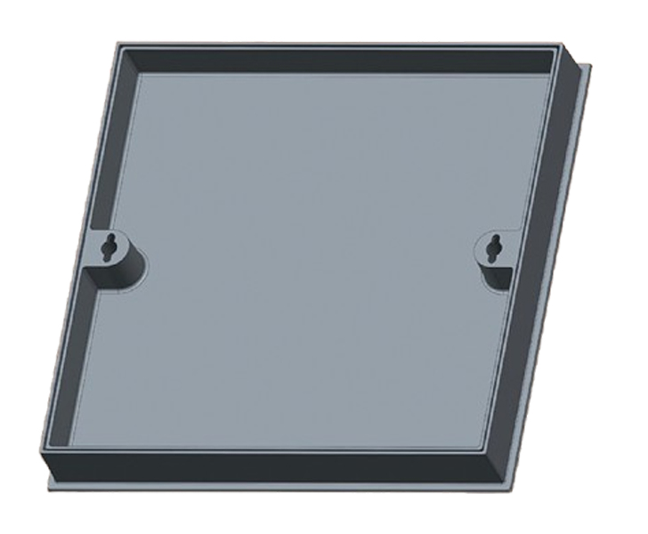 SQUARE RECESSED COVER & FRAME